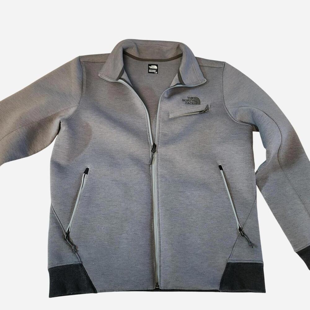 The North Face Men's Black and Grey Jacket sz L vintage